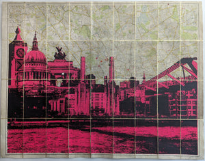 Angela Morris-Winmill - London Panoramic Ii - Pink, 2023