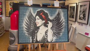 Scarlet Page x Naomi Wallens - Amy Winehouse - Back to Black - 40th Birthday (Original Painting))