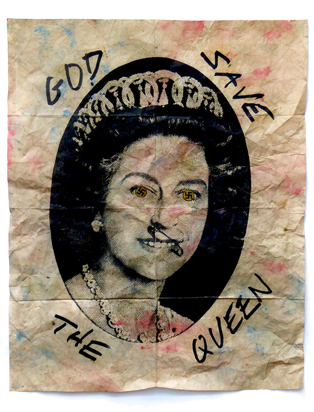 Jamie Reid - God Save The Queen (Swastika Eyes)