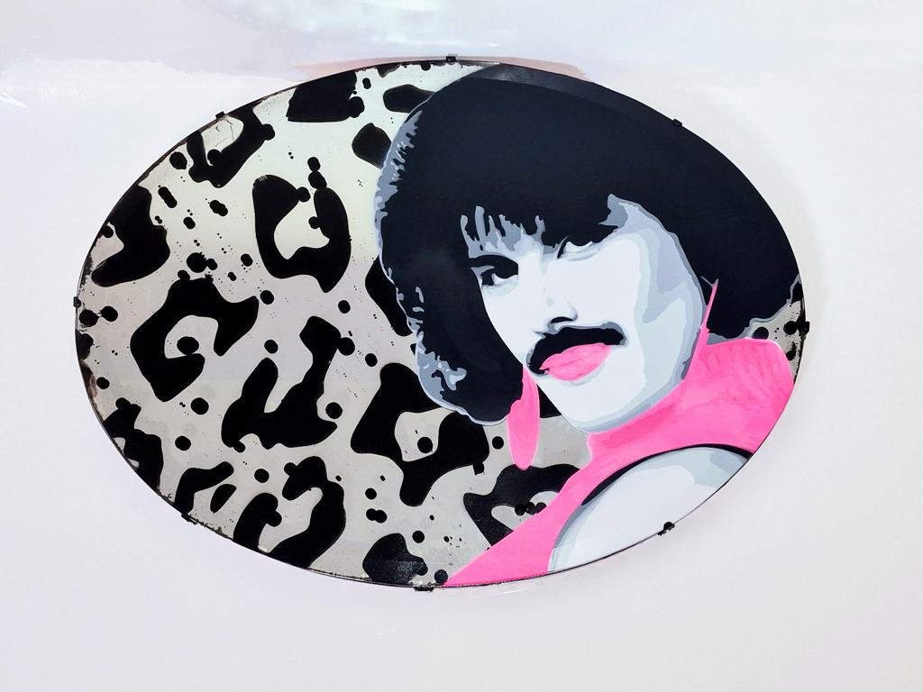 Pegasus - Freddie Mercury - Mirror Painting