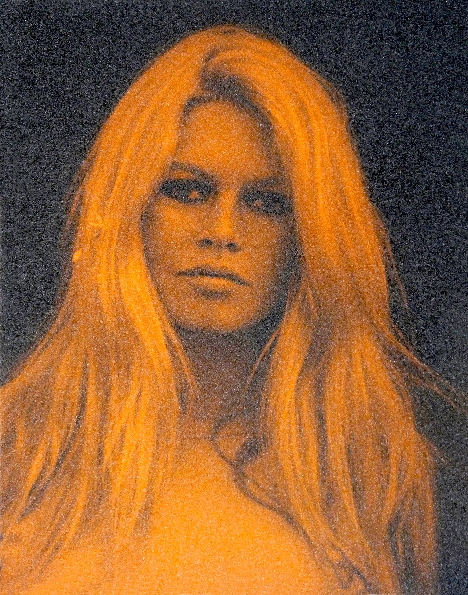 David Studwell - Brigitte Bardot-Orange - Diamond Dust