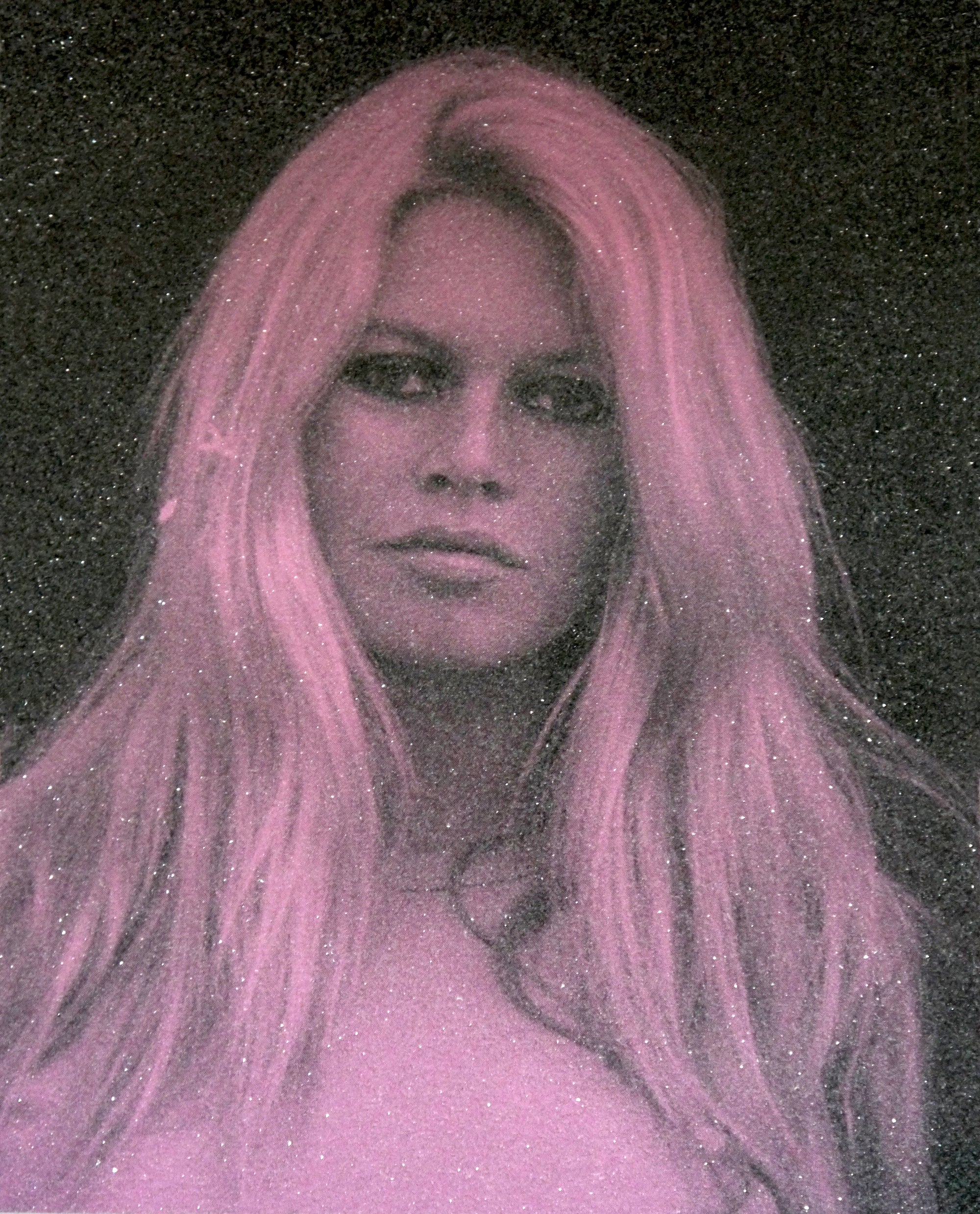David Studwell - Brigitte Bardot- Pink - Diamond Dust