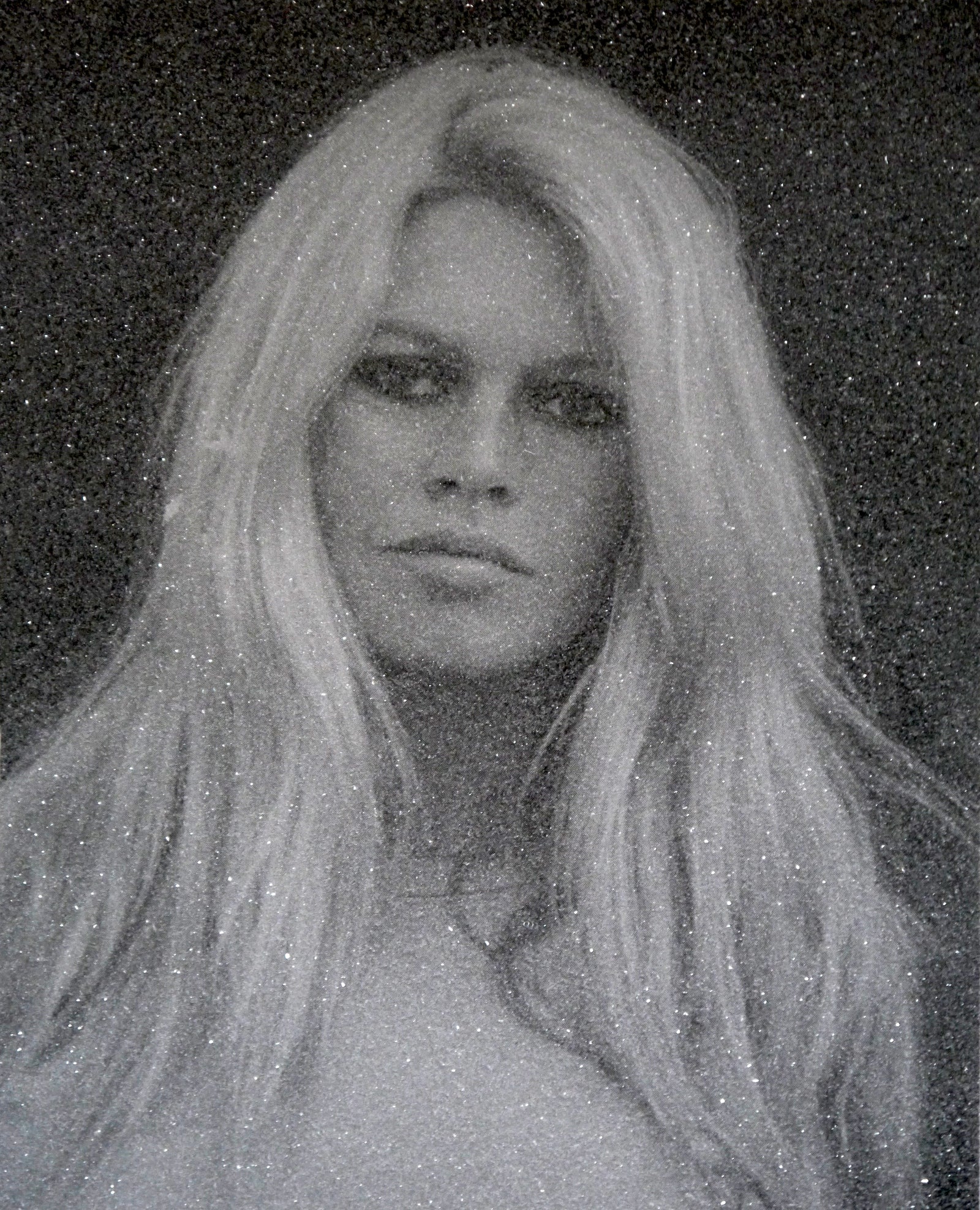 David Studwell - Brigitte Bardot- Silver- Diamond Dust