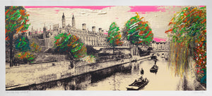 Jayson Lilley - Clare College Bridge, Cambridge (134cm x 60cm)