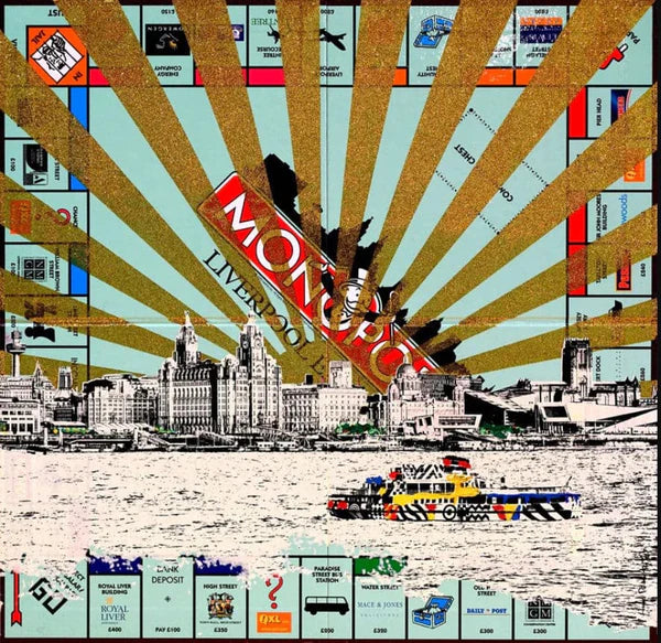 Jayson Lilley - Liverpool Dazzle (monopoly board)