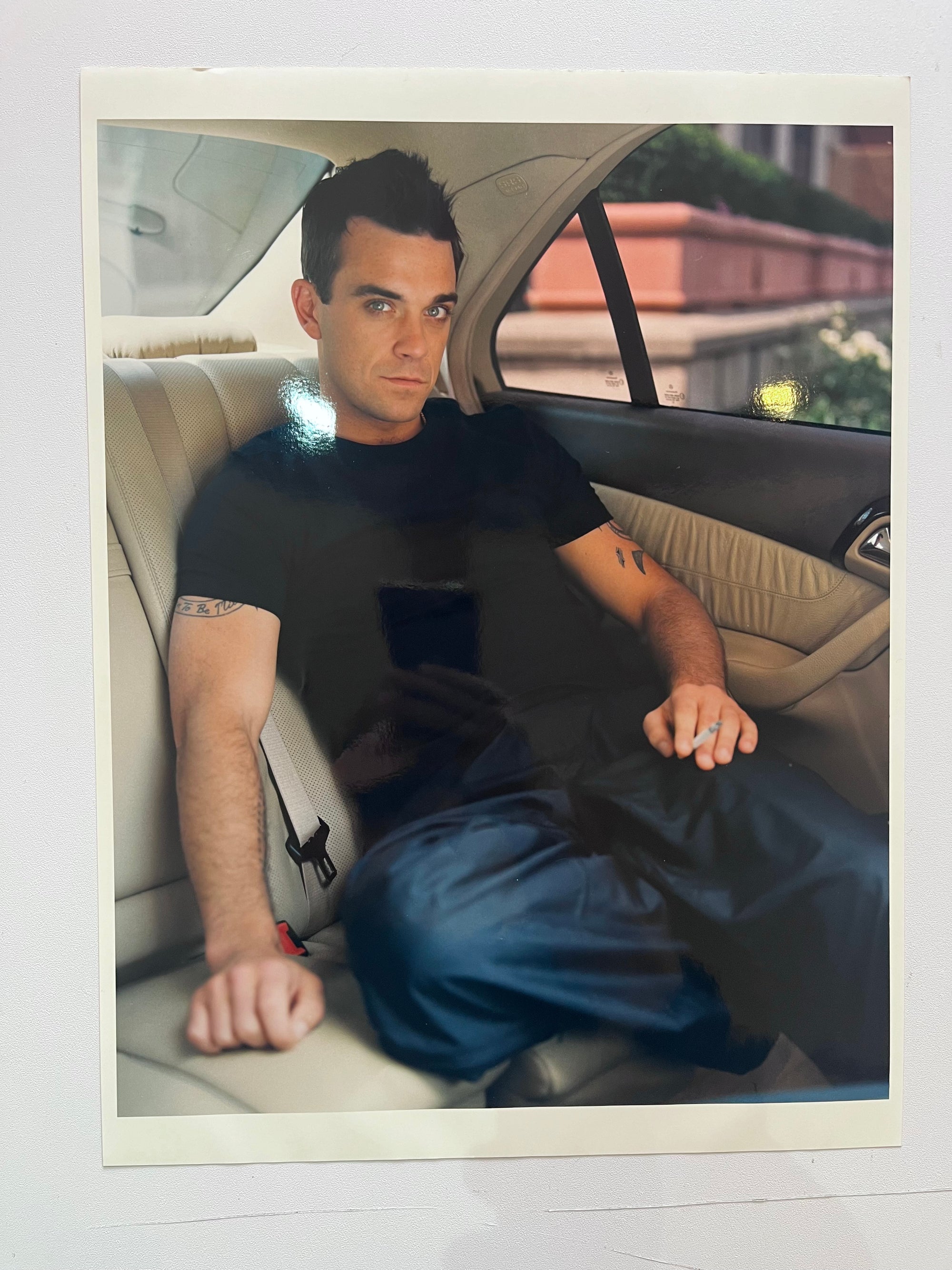 Robbie Williams - Somebody Someday - Black Tee - 31 x 41 cms