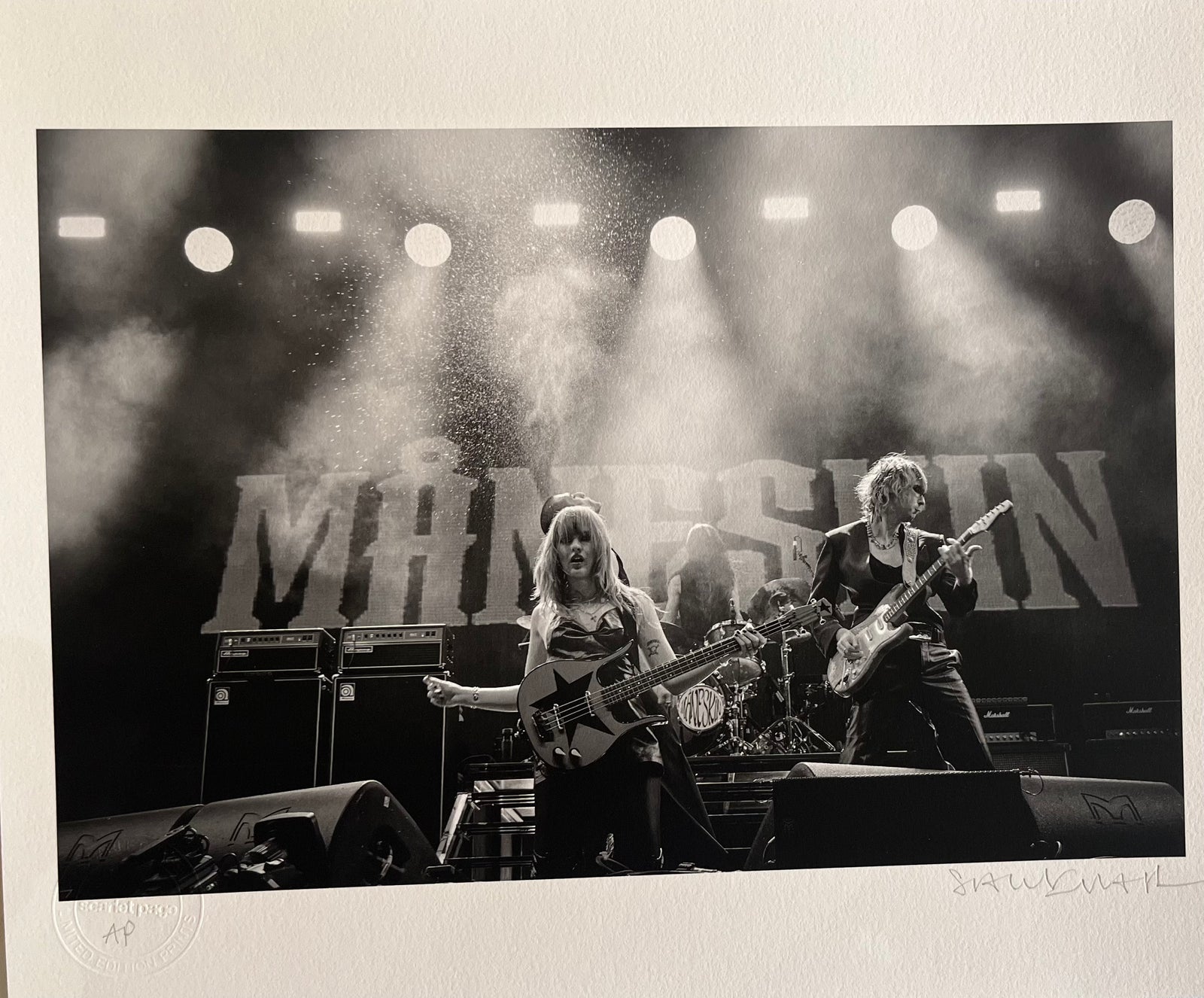 Maneskin -Embossed Artists Proof - 25.5 x 30.5 cms