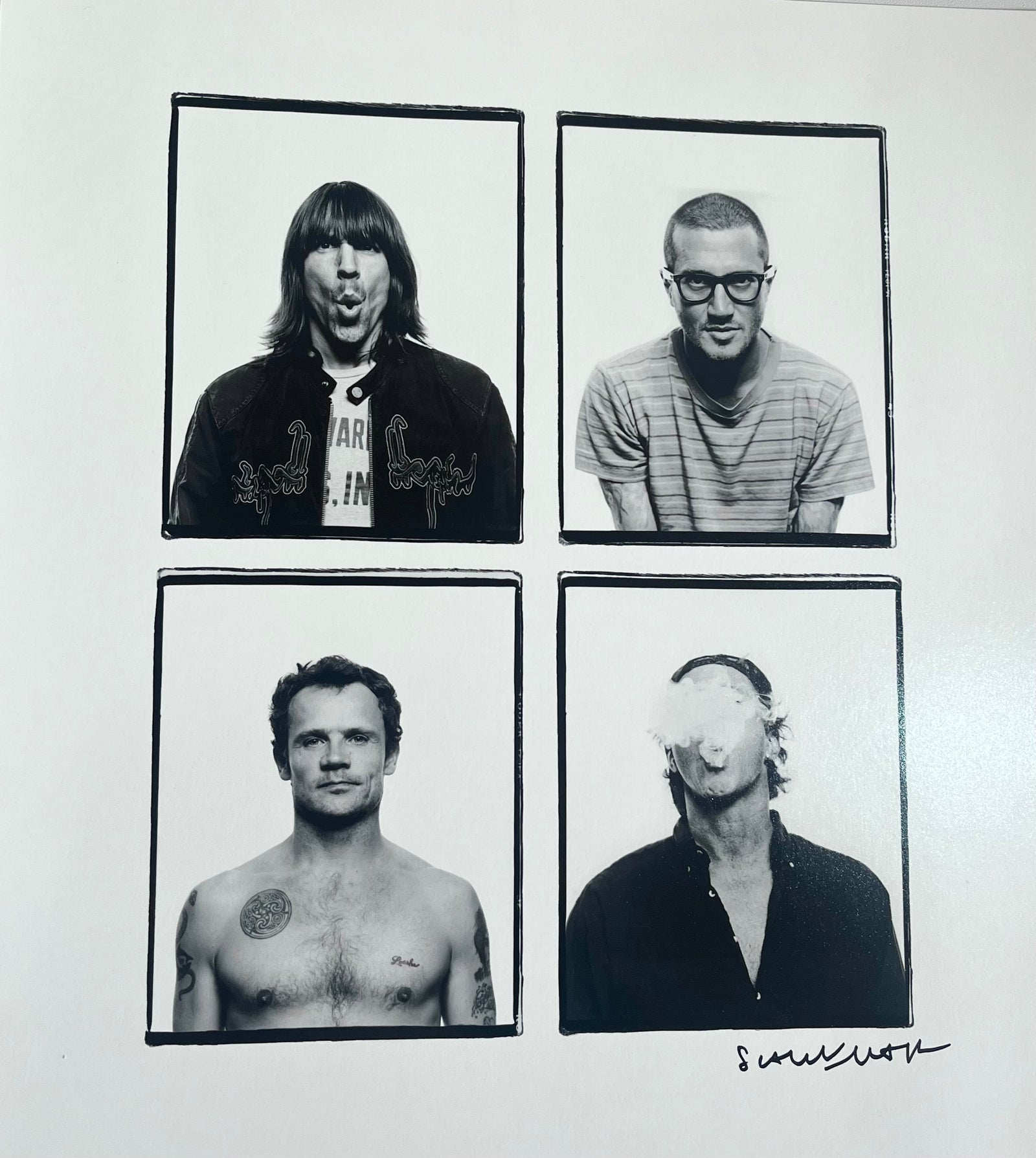 Red Hot Chilli Peppers - Original Edition Test Print - 36 x 41 cms