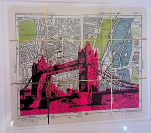 Angela Morris-Winmill - Tower Bridge, Pink