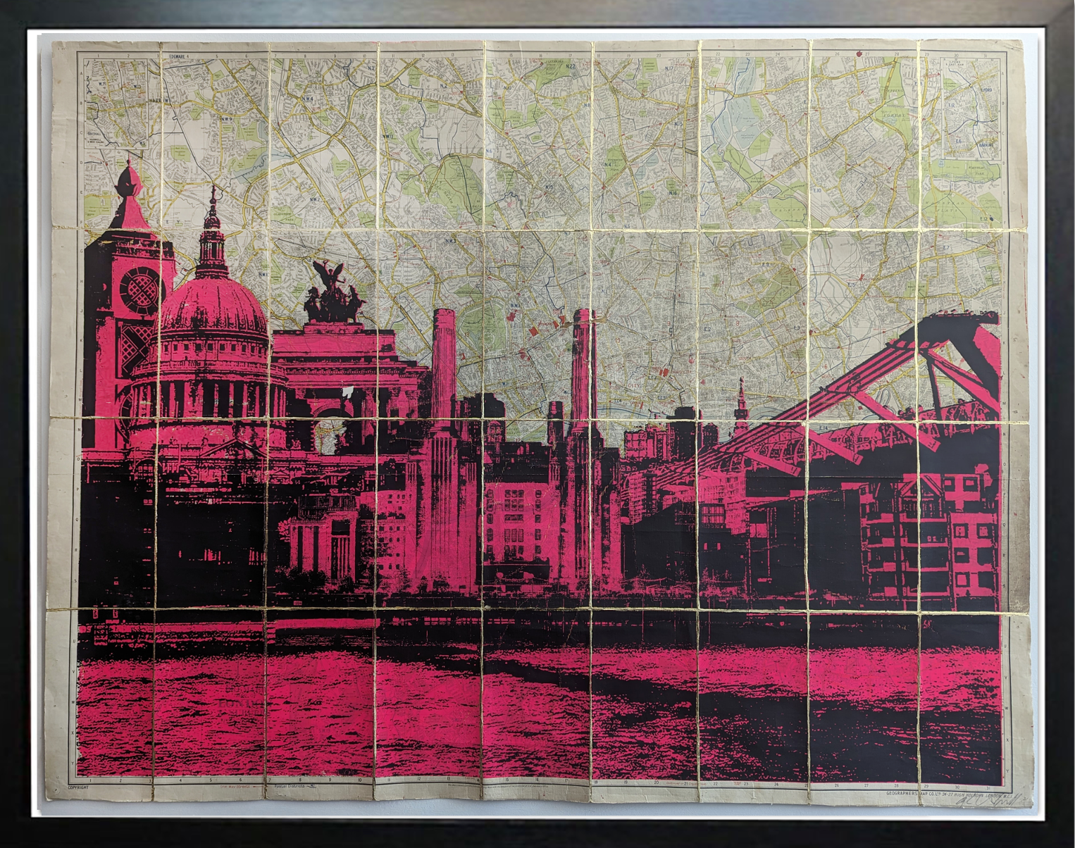 Angela Morris-Winmill - London Panoramic Ii - Pink, 2023