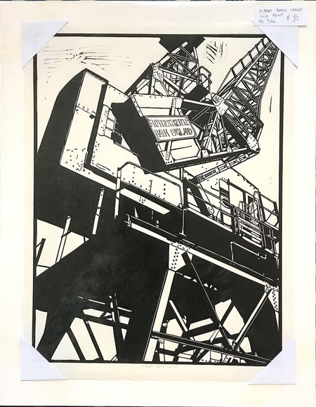 Callum Russell - Albert Docks Crane Leith
