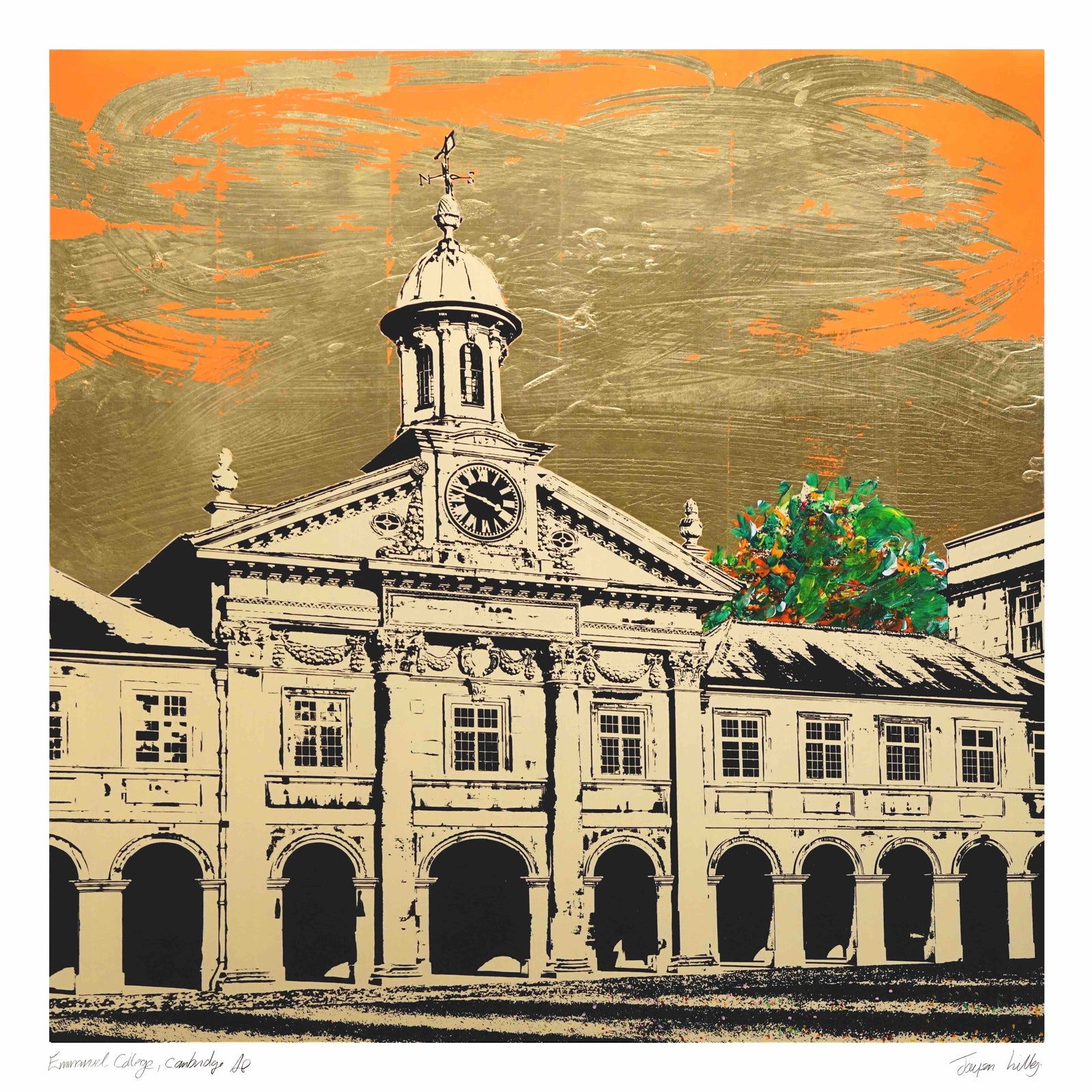 Jayson Lilley - Cambridge - Emmanuel College (84cm x 84cm)