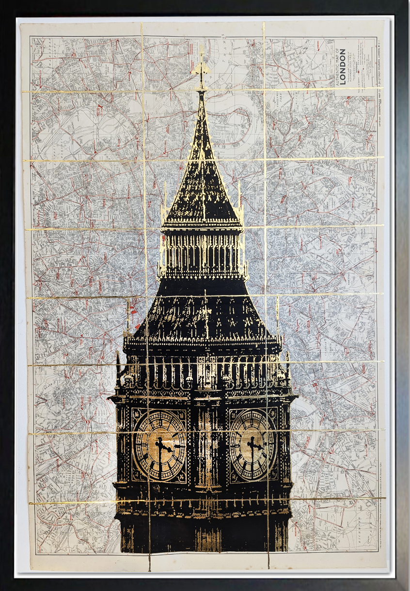 Angela Morris-Winmill - Big Ben - Gold Leaf