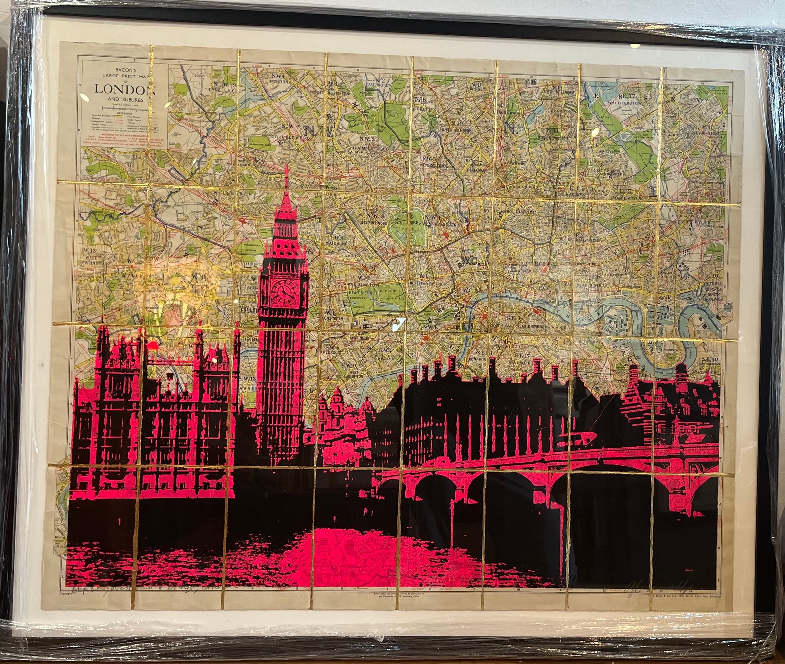 Angela Morris-Winmill - Big Ben x Westminster Bridge - Pink