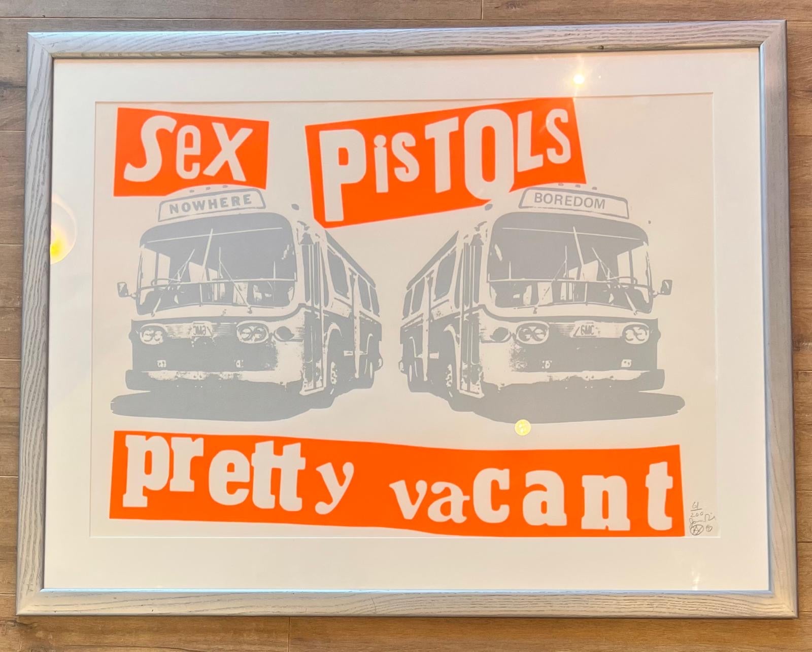 Jamie Reid - Pretty Vacant (2 Buses) - Orange and Silver