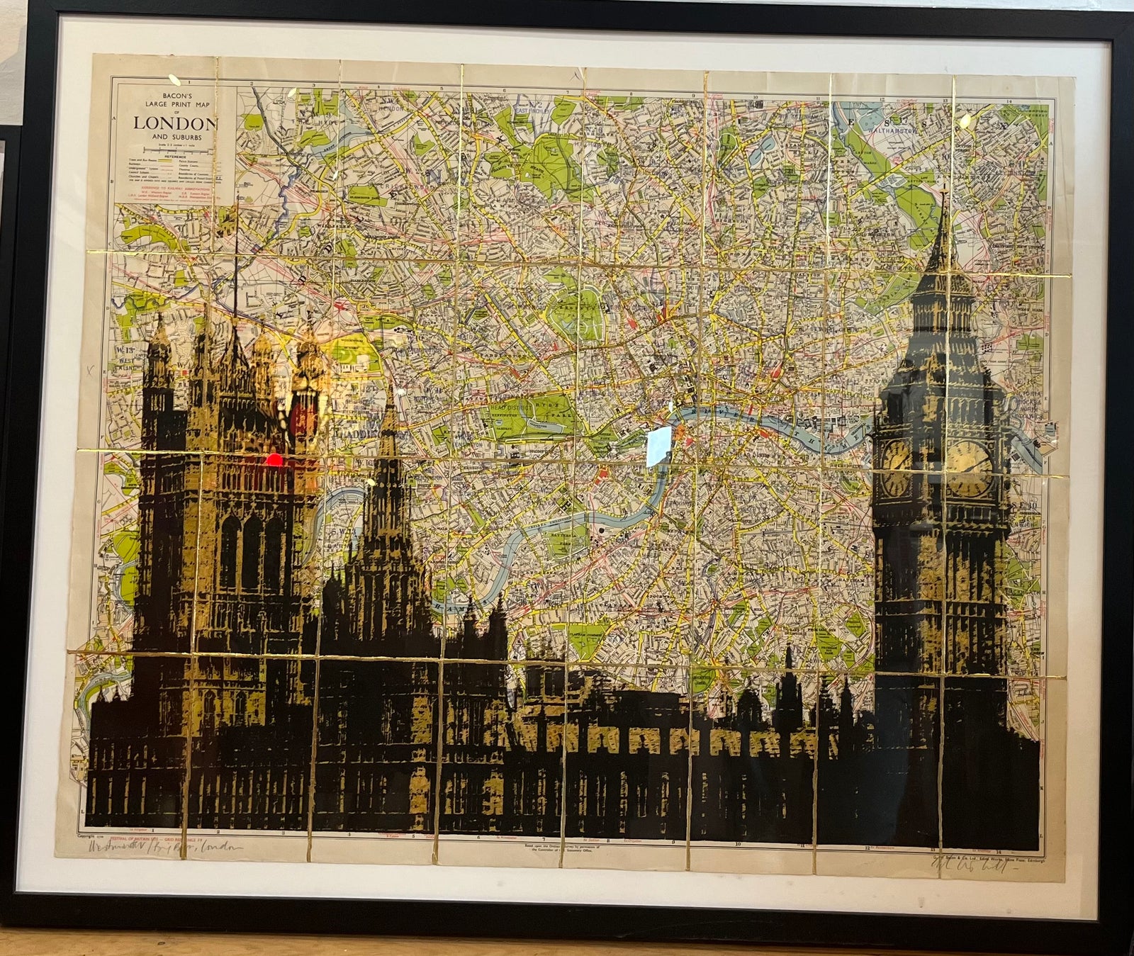 Angela Morris-Winmill - Houses of Parliament - Gold