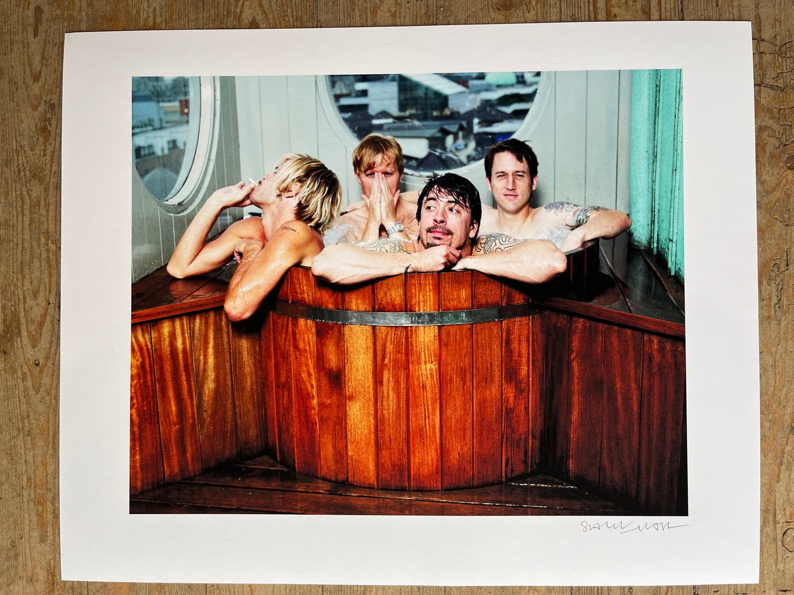 Scarlet Page - FOO FIGHTERS - HOT TUB LANDSCAPE- RARE ARTIST PROOF