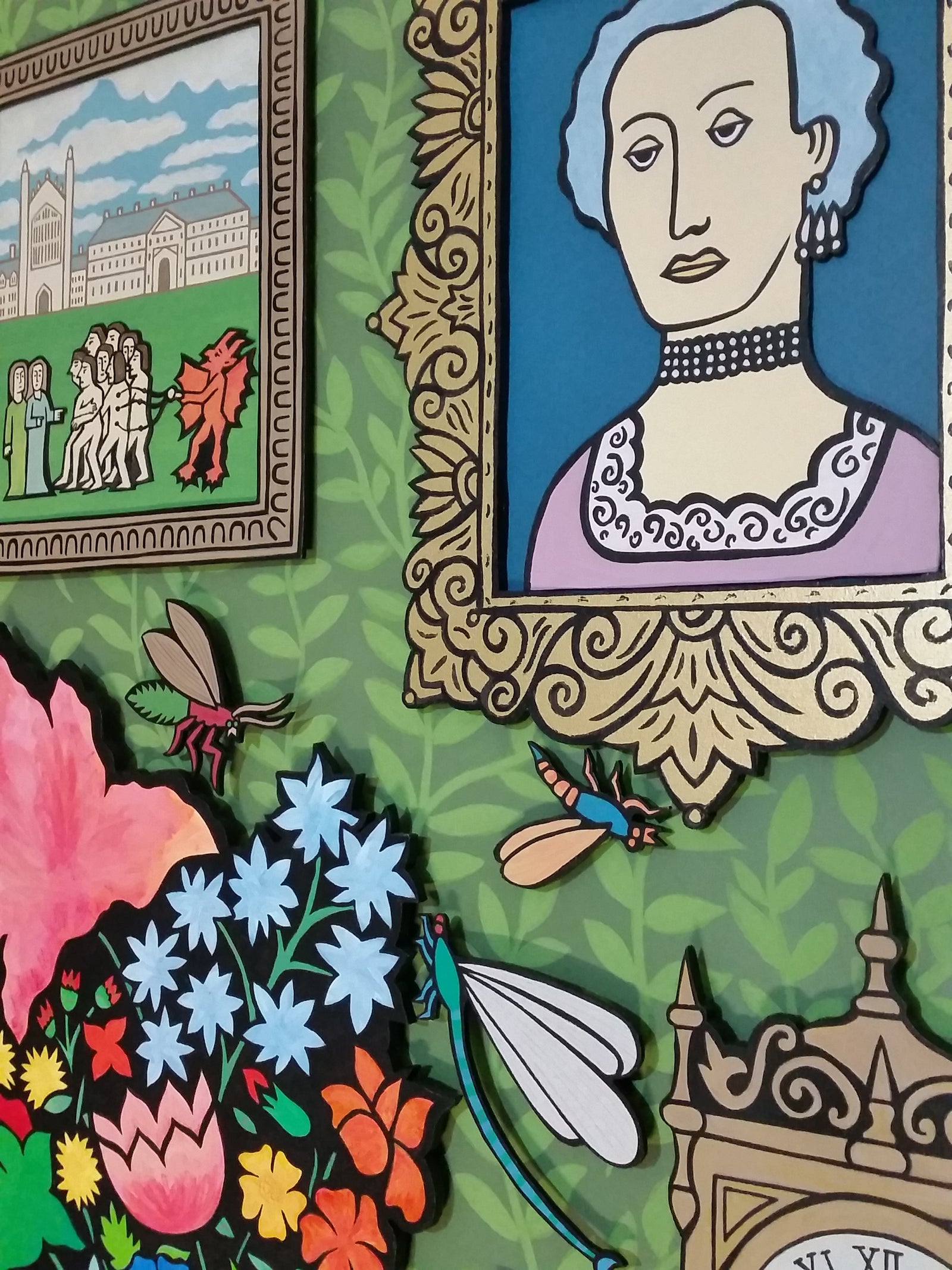 Alan Rogerson - A portrait of an unknown lady that has invented an equality machine