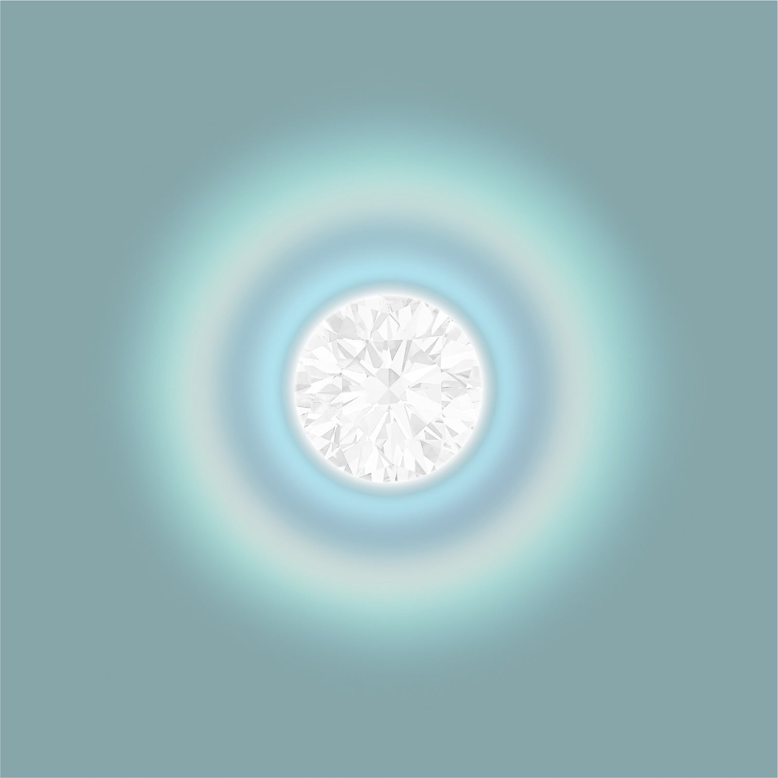 Lauren Baker - Mint Auric Field, Medium 2022 (Framed)