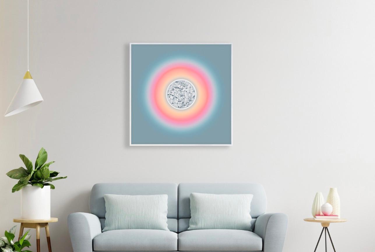 Lauren Baker - THE KISSING OF THE SUN AND THE MOON, 2023 (Framed)