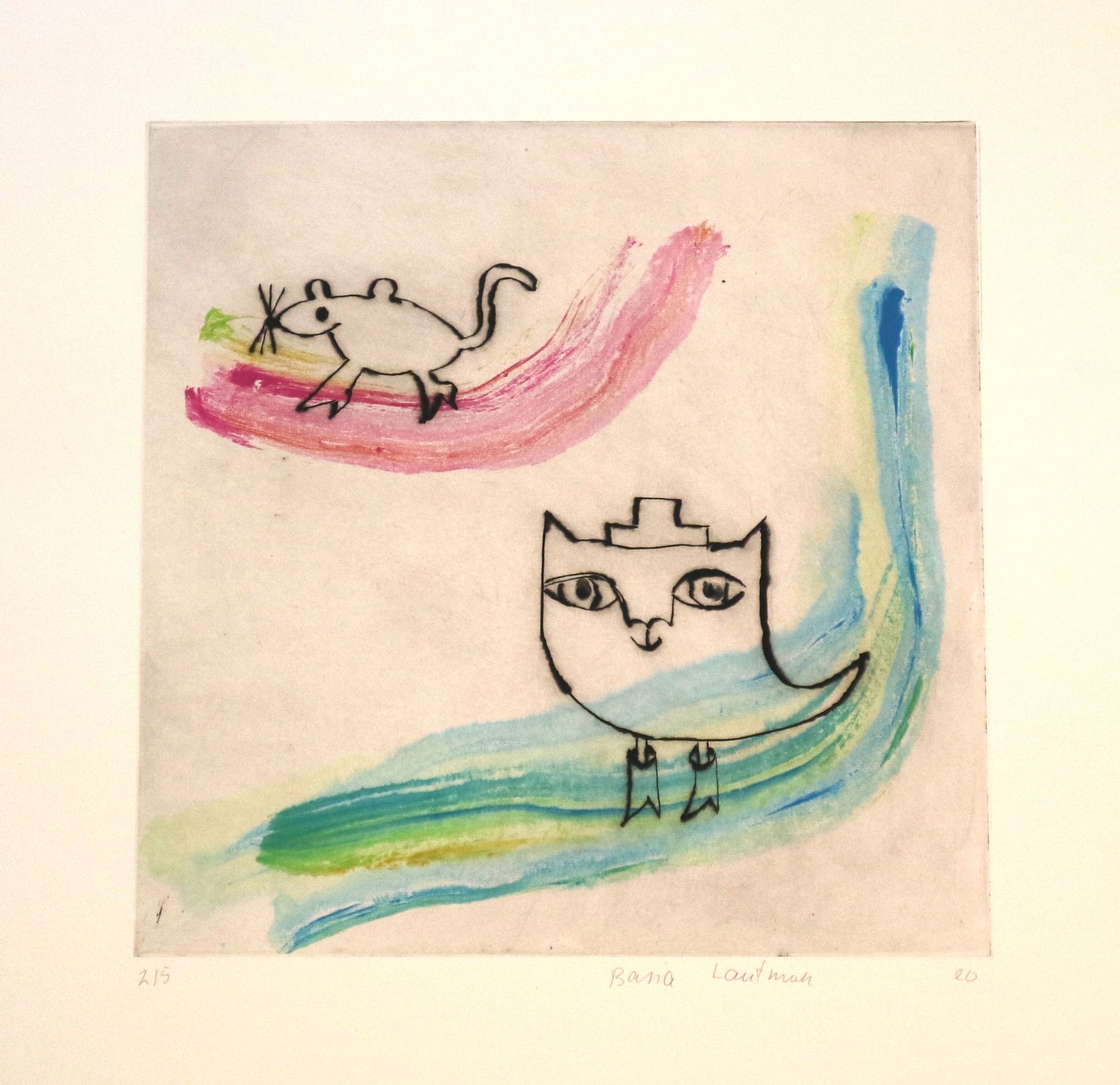 Basia Lautman - Cat And Mouse (Stripes)