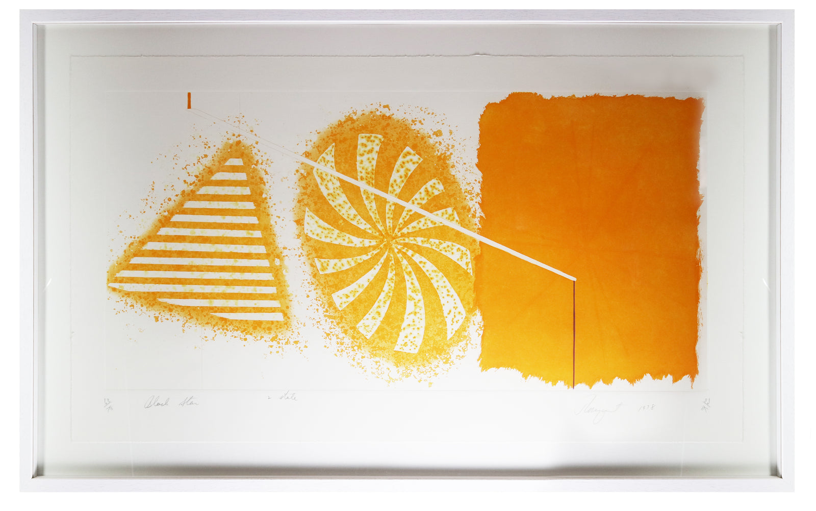 James Rosenquist - Black Star 2nd State (Framed)