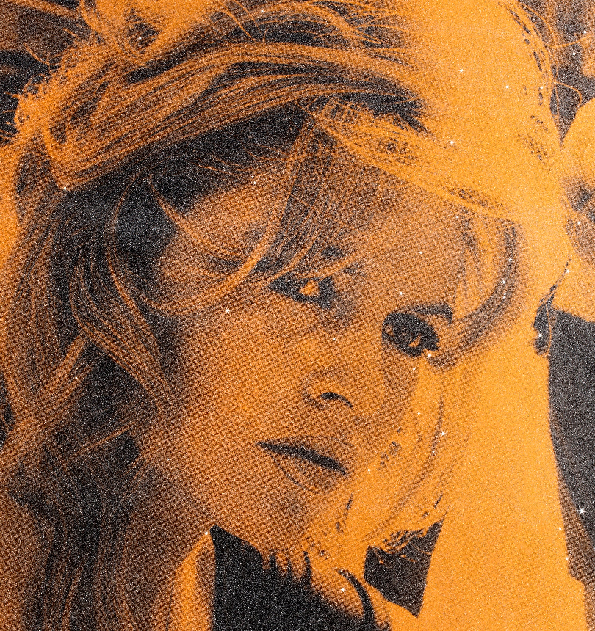 David Studwell - Brigitte Bardot - Orange - Diamond Dust