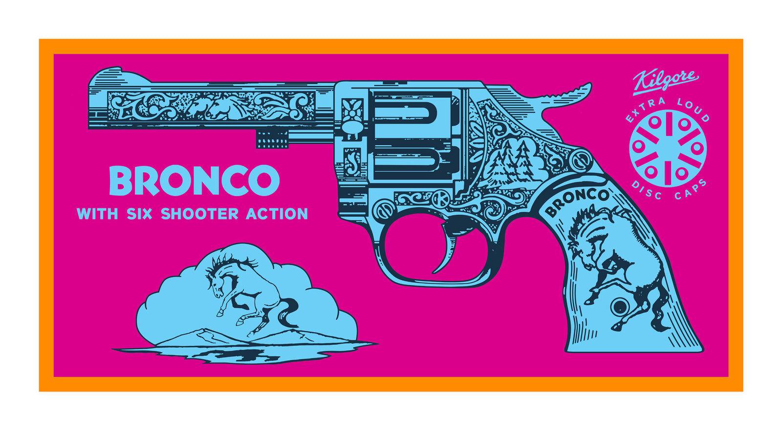 Terry Pastor - Bronco Six Shooter (Pink)