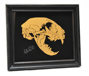 Will Wright - Buzz 1- Gold Glass - Framed