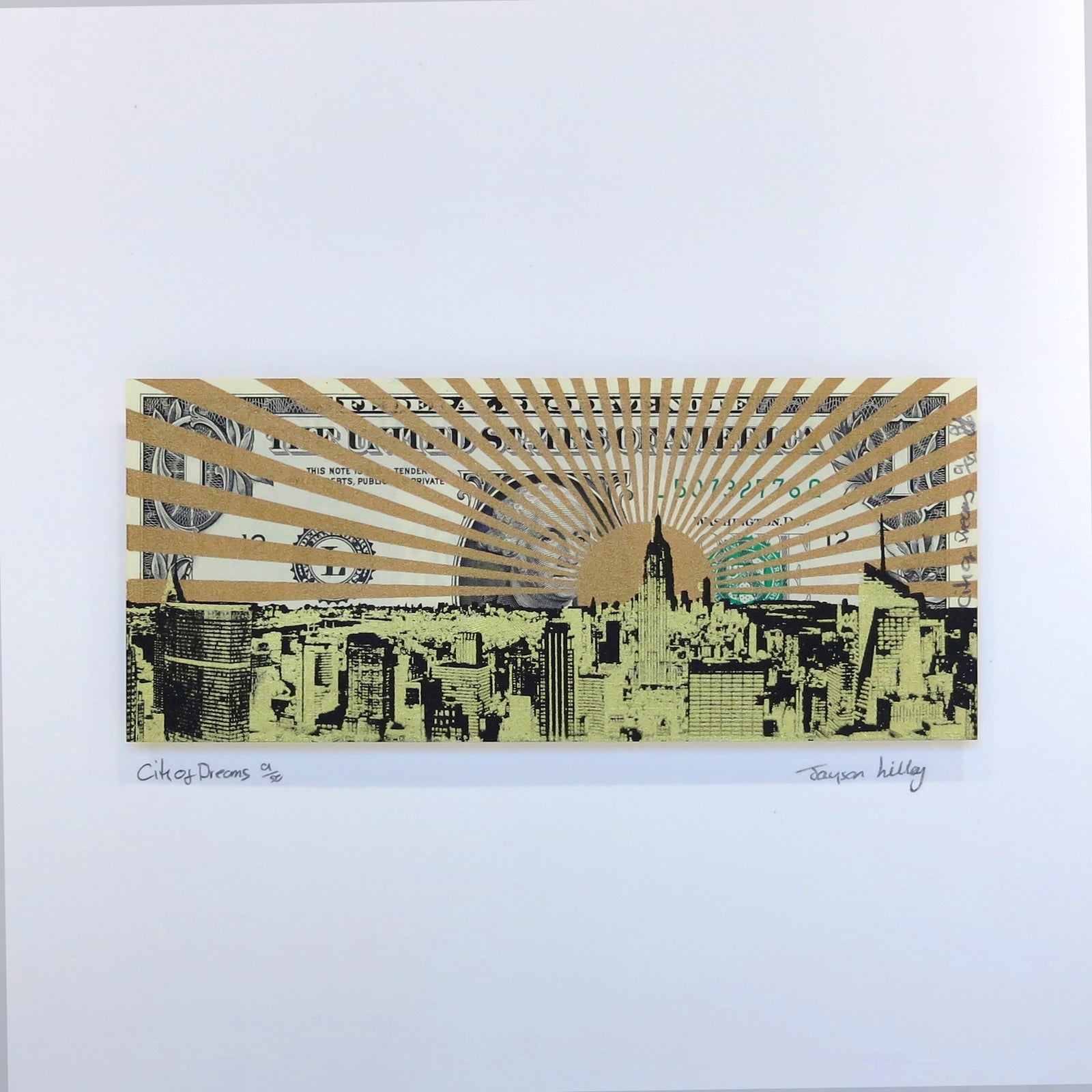 Jayson Lilley - One Dollar Note Series - City Of Dreams