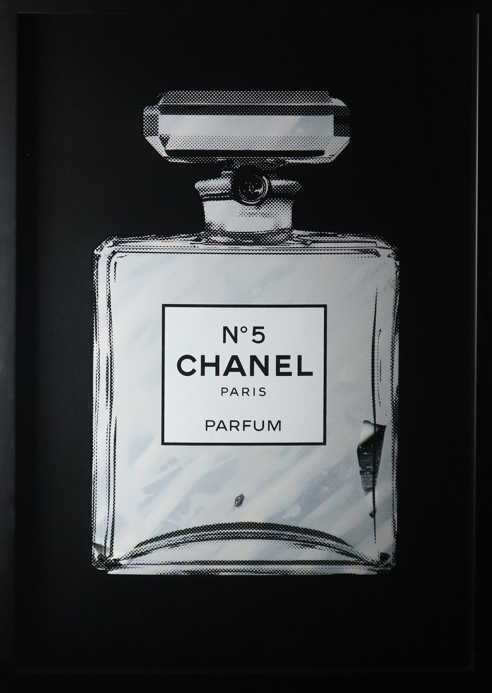 Simon Freeborough - Chanel No.5 Grey (Framed)