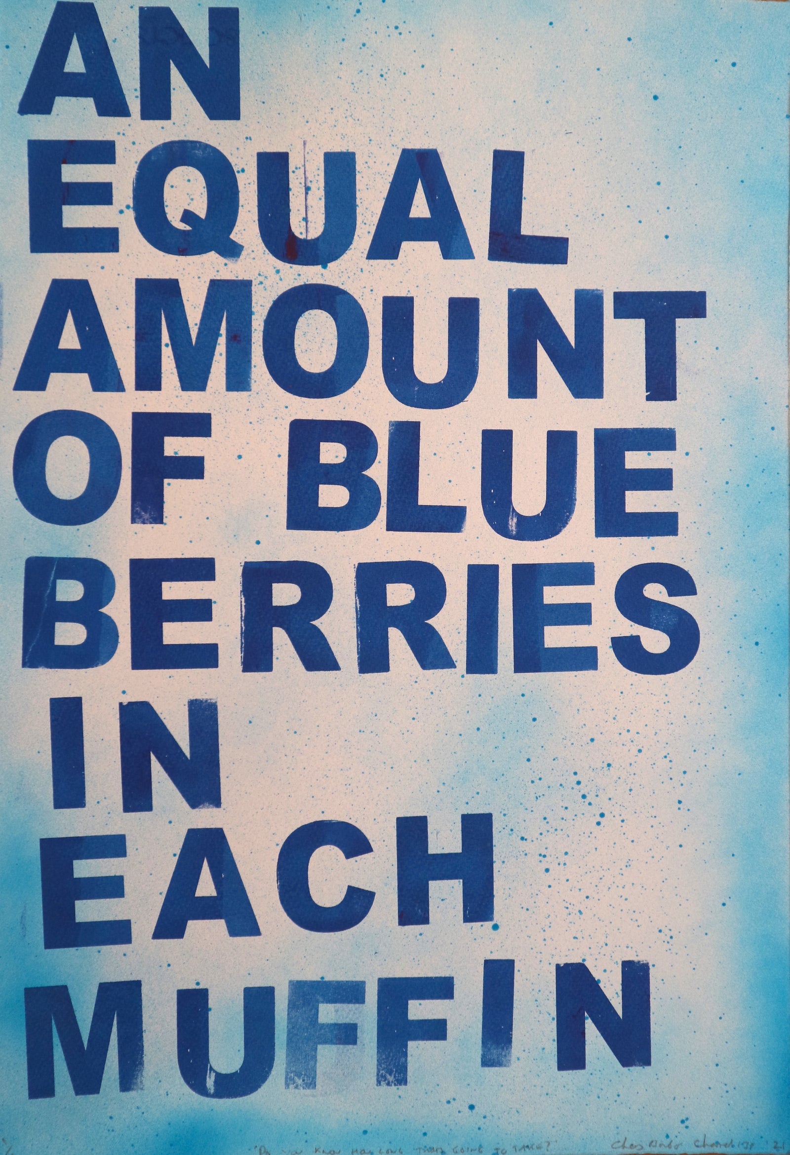 Channel 138 - Do You Know How Long That's Going To Take? (Blueberries)