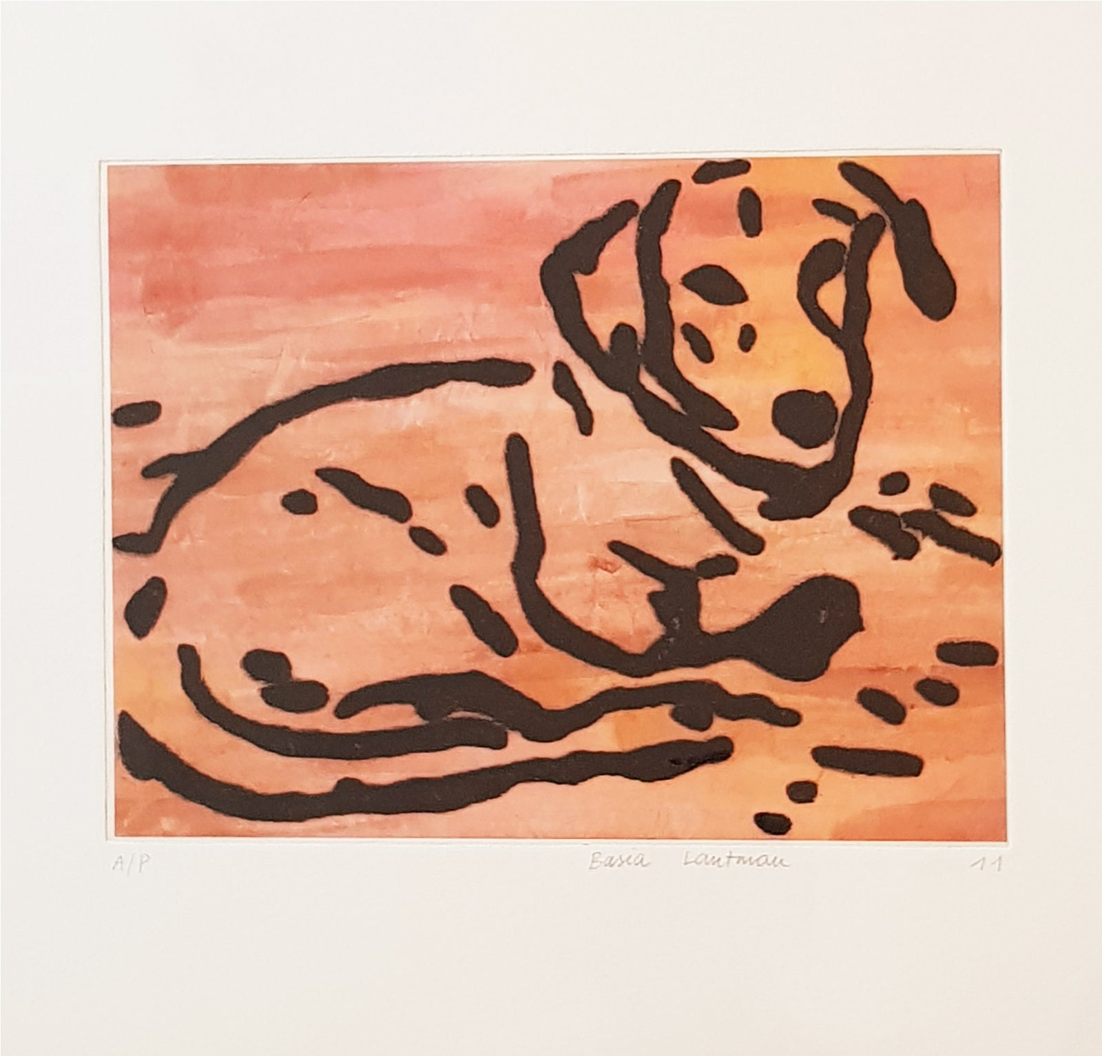 Basia Lautman - Small Dog Etching