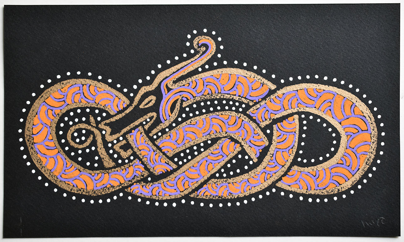 Will Wright - Dragon Purple Orange