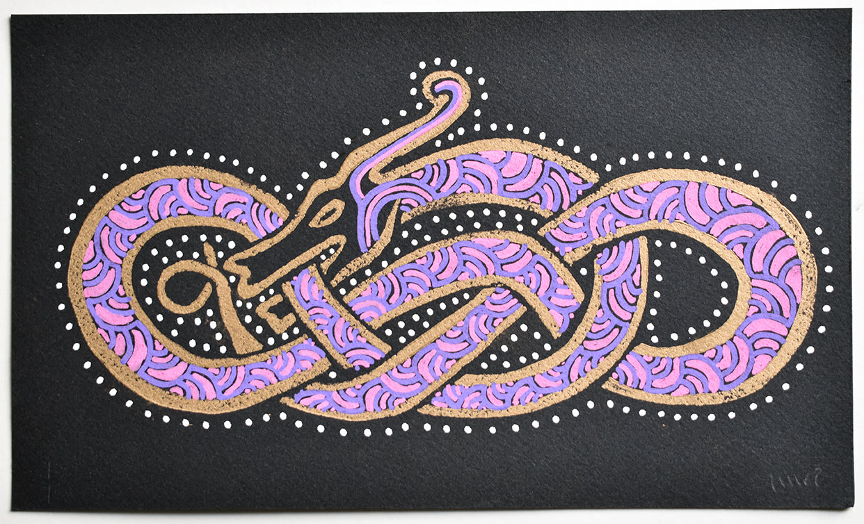 Will Wright - Dragon Purple Pink