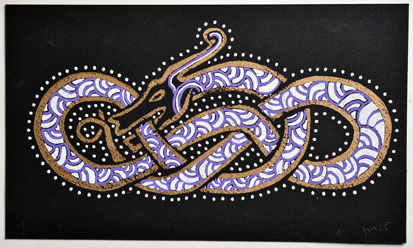 Will Wright - Dragon Purple White