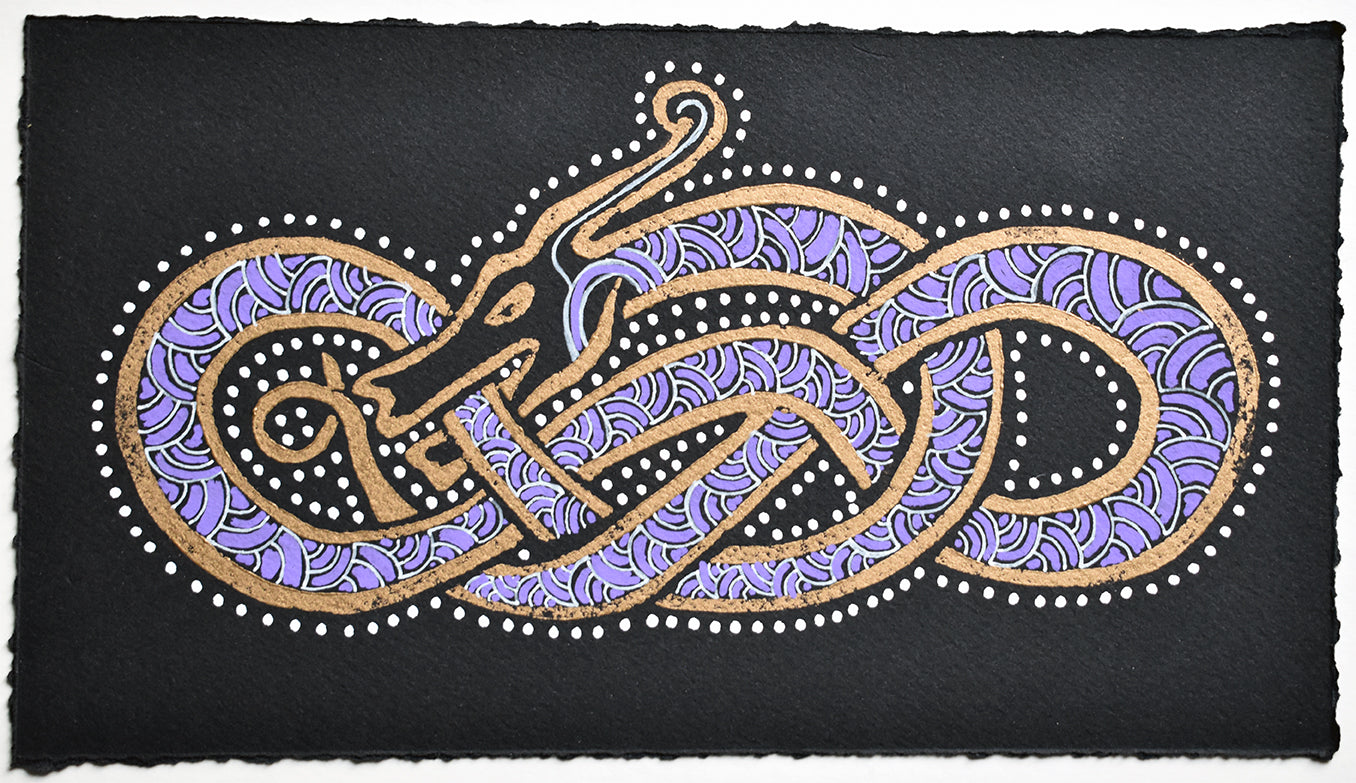 Will Wright - Dragon White Purple