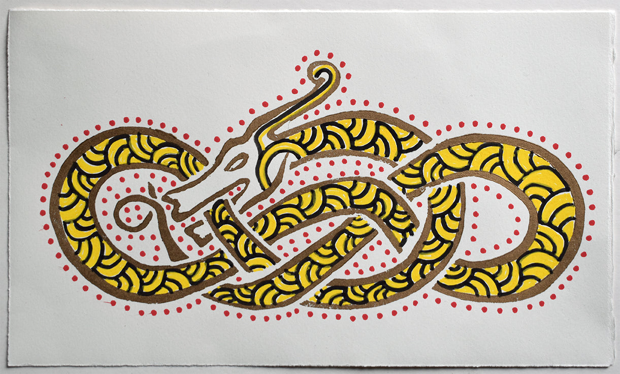 Will Wright - Dragon White Black Yellow