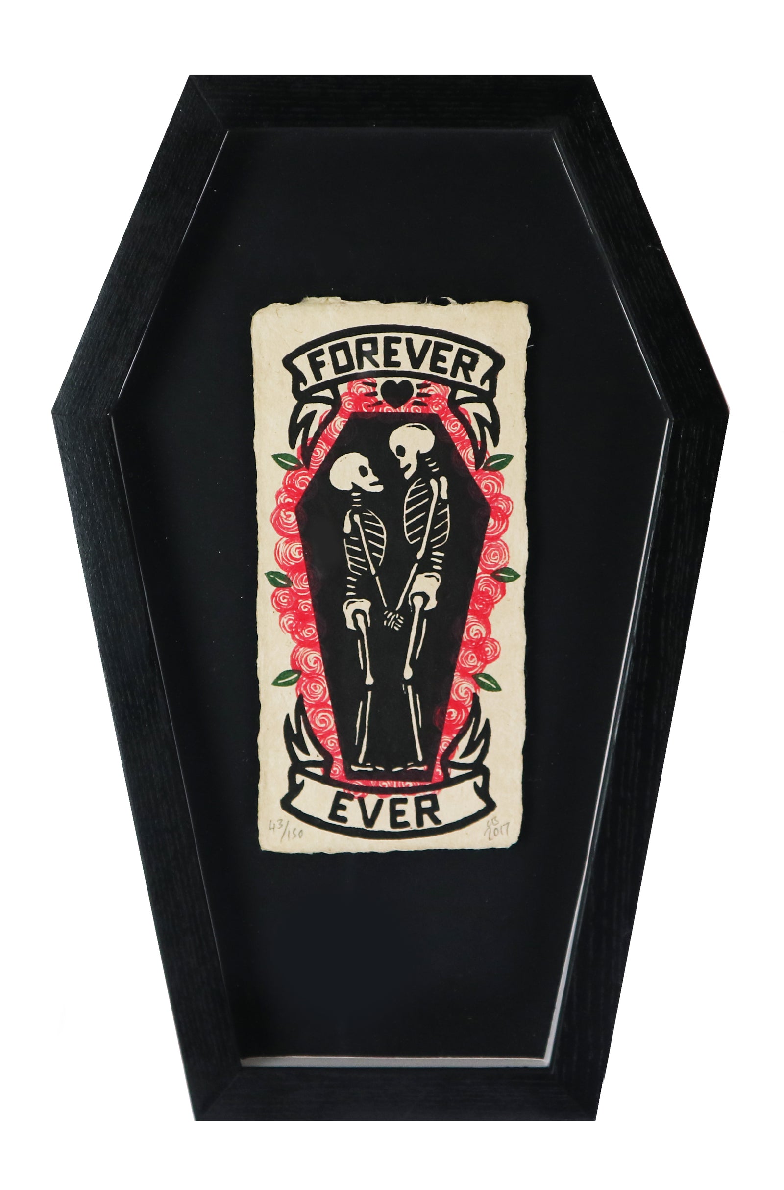 Chris Bourke - Forever Ever Roses (Unique Coffin Frame)