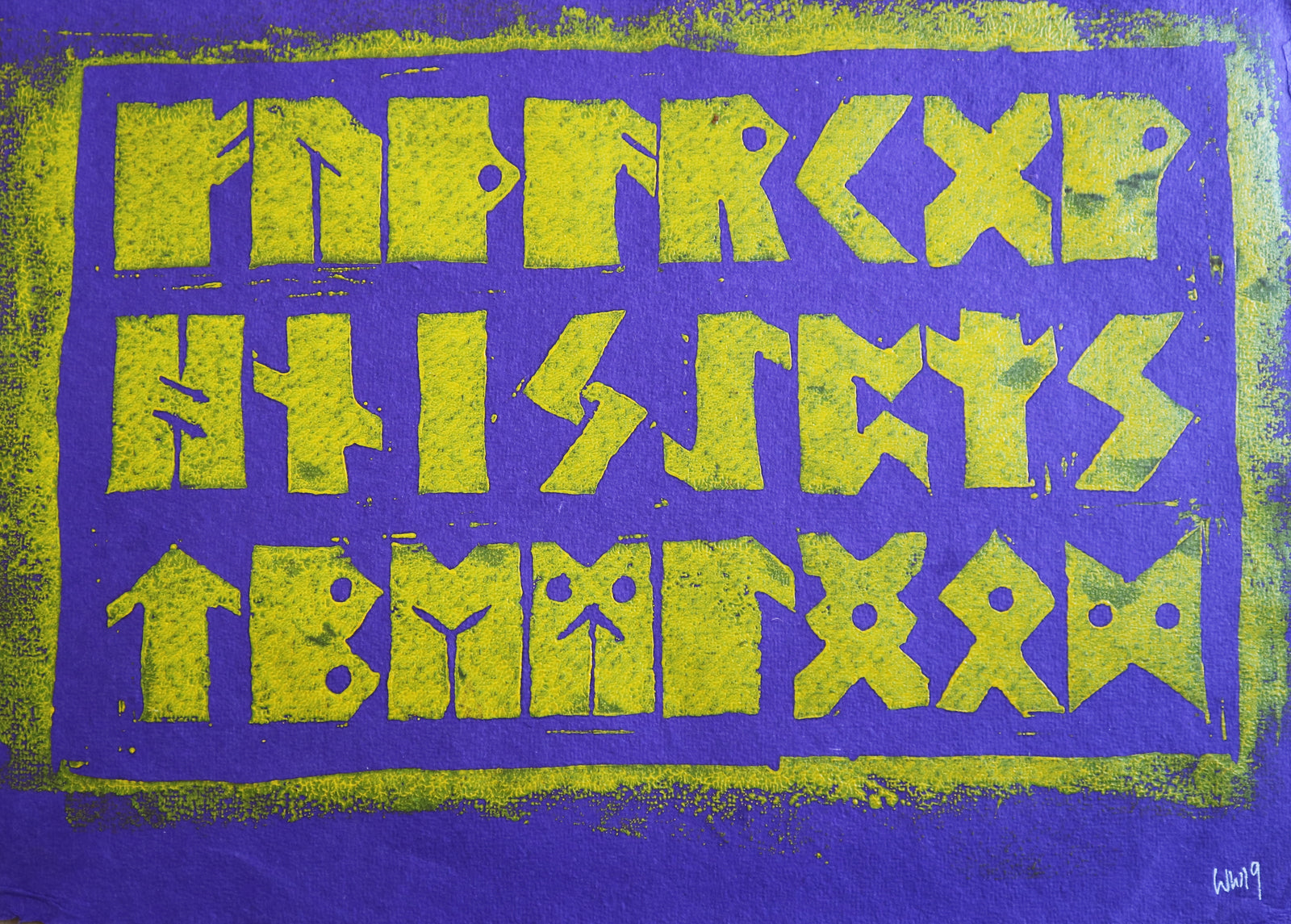 Will Wright - Futhark (Purple)