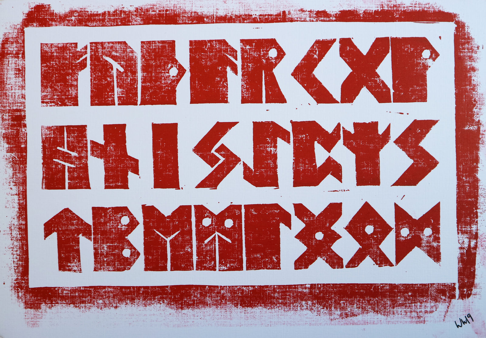 Will Wright - Futhark (Red)