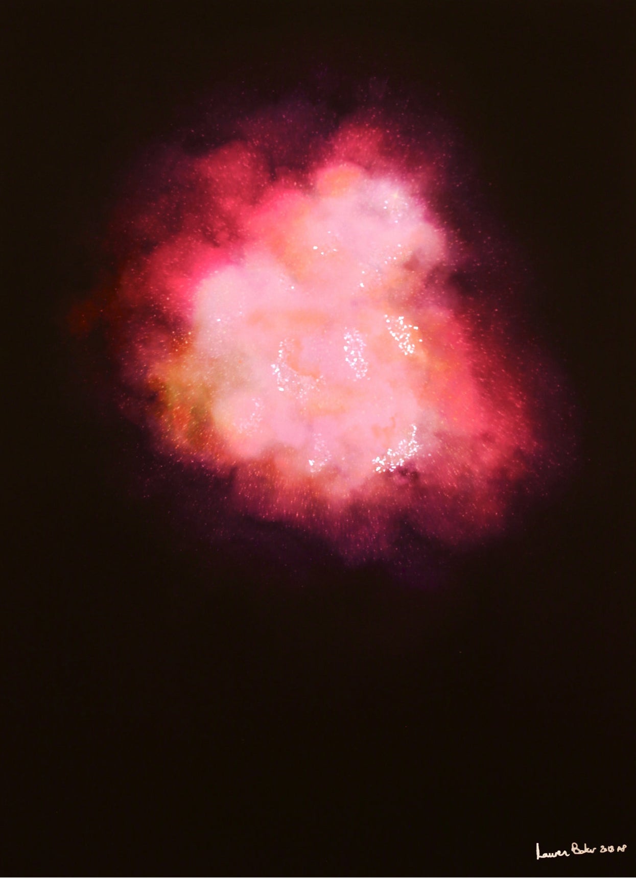 Lauren Baker - Galaxy Explosion (Diamond Dust - Pink)