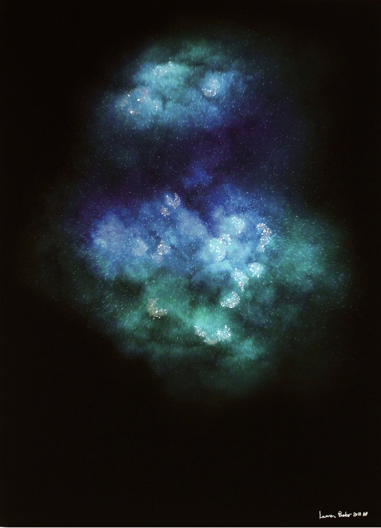 Lauren Baker - Galaxy Explosion (Diamond Dust - Turquoise)