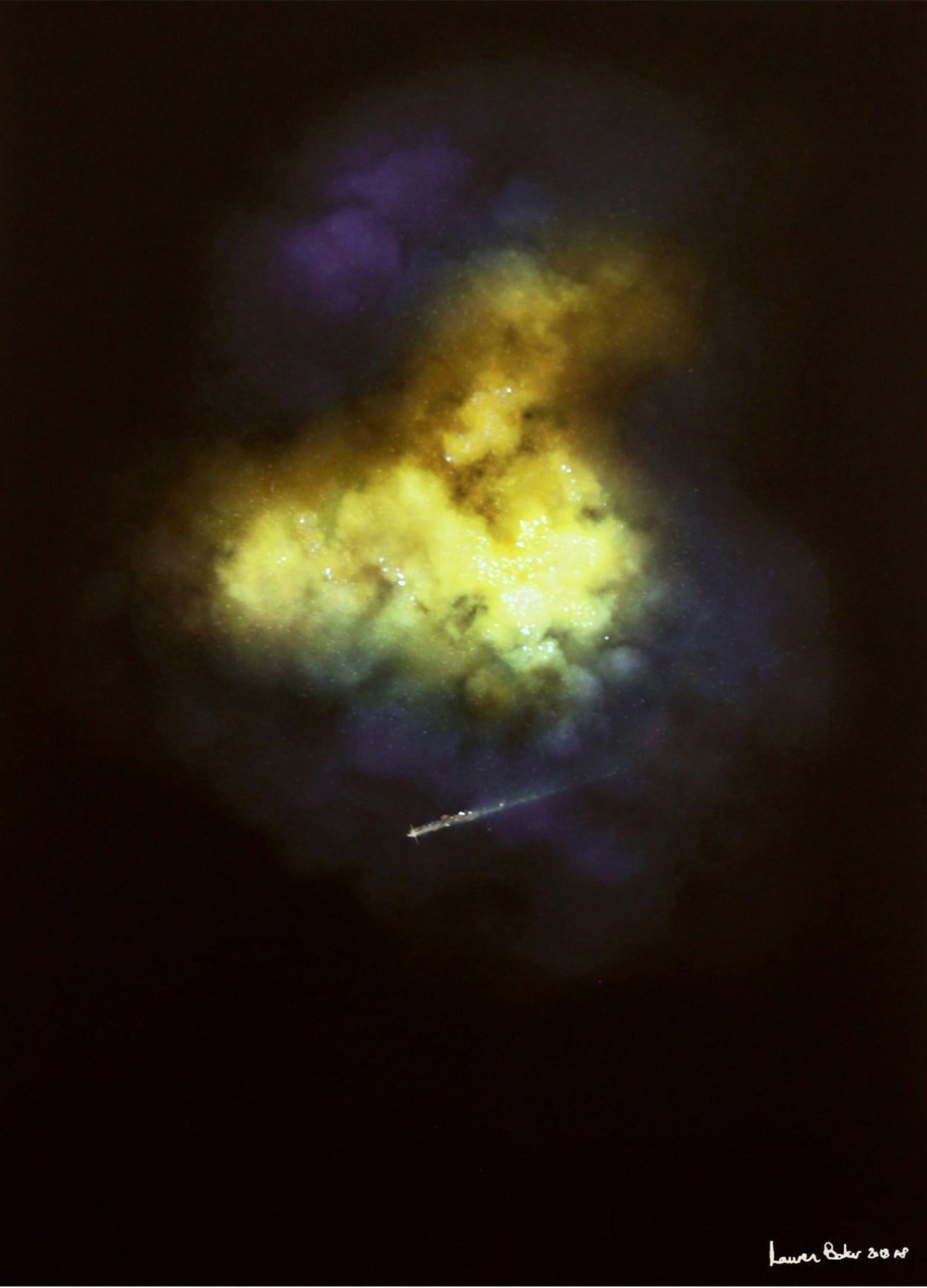 Lauren Baker - Galaxy Explosion (Diamond Dust - Yellow)