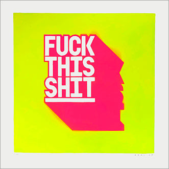 Grow Up - Fuck This Shit - Yellow & Pink