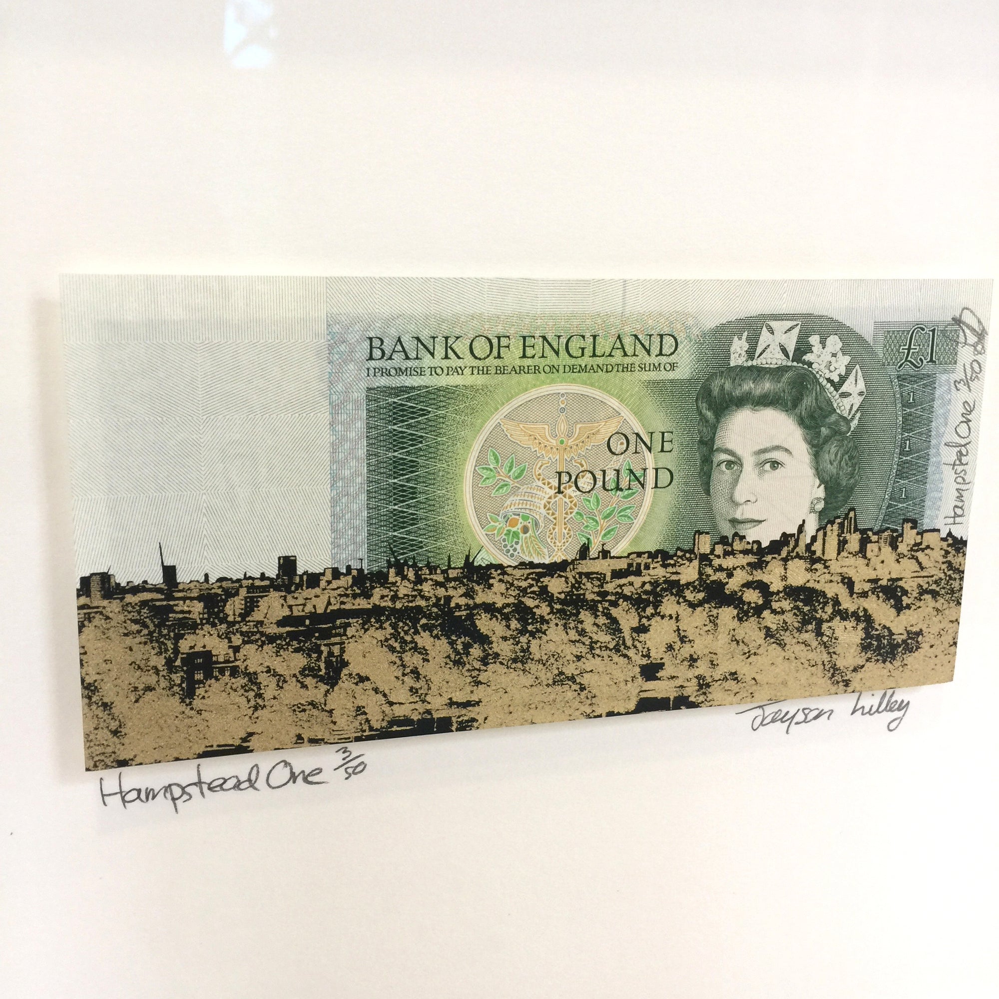Jayson Lilley - One Pound Note Series - Hampstead One