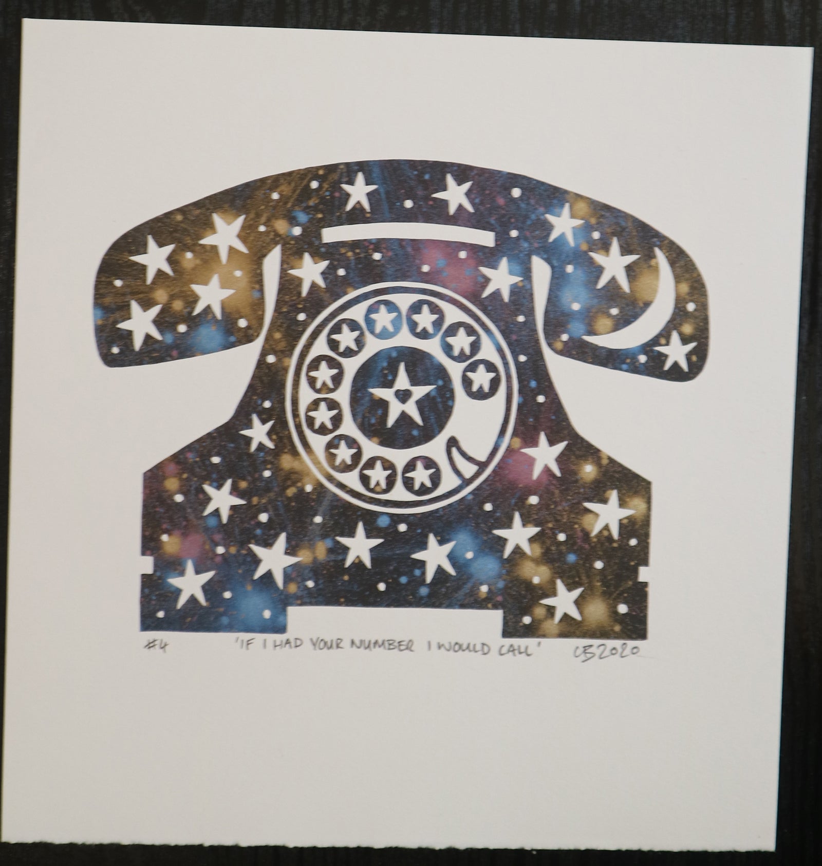 Chris Bourke - If I Had Your Number I Would Call - Iridescent #4