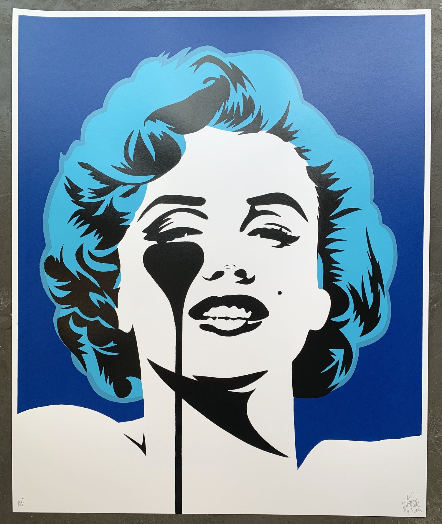 Pure Evil - I Dream of Marilyn - Glacier Blue Hair