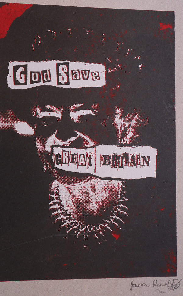 Jamie Reid - Queen in Blood Diamonds - Positively Negative - The Art ...