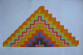 Joe Tilson - Ziggurat 5 (Framed)